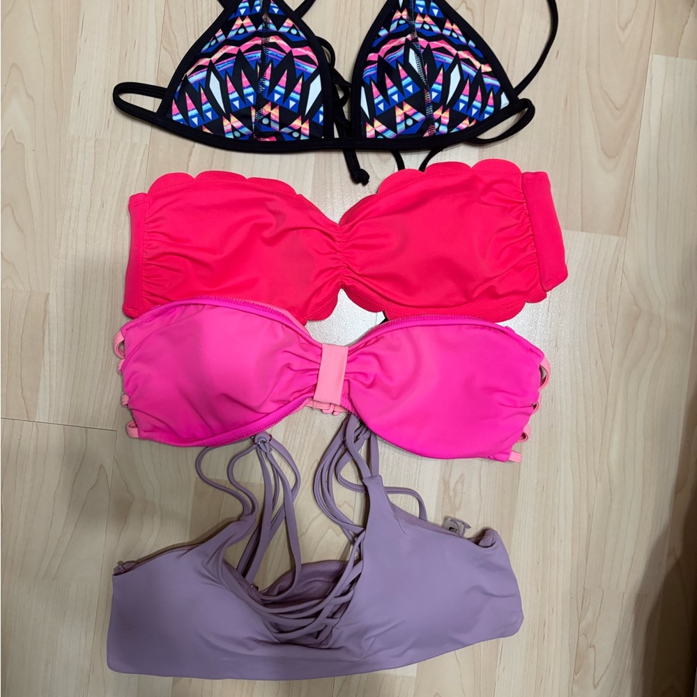 PINK Victoria's Secret Multicolor Bikini tops